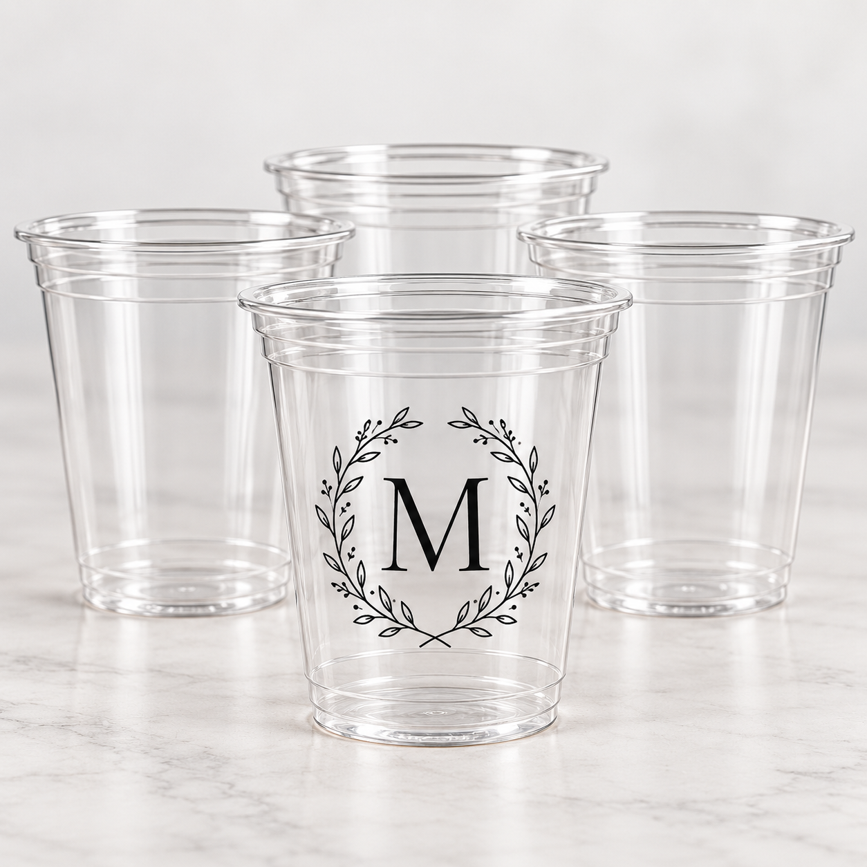 Custom Clear Plastic Cups