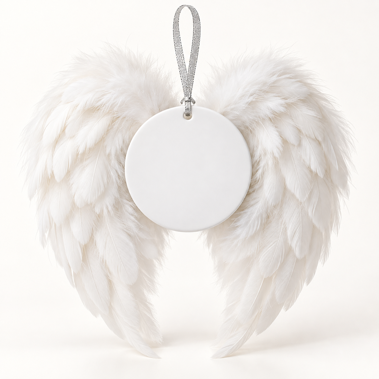 Custom Angel Wings Memorial Ornament