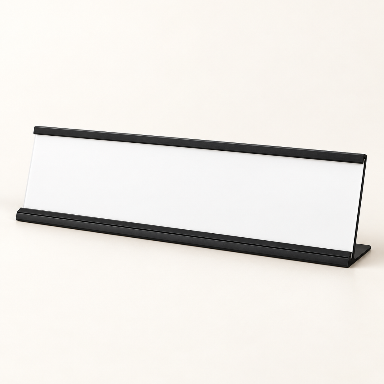 Custom Aluminum Desk Nameplate