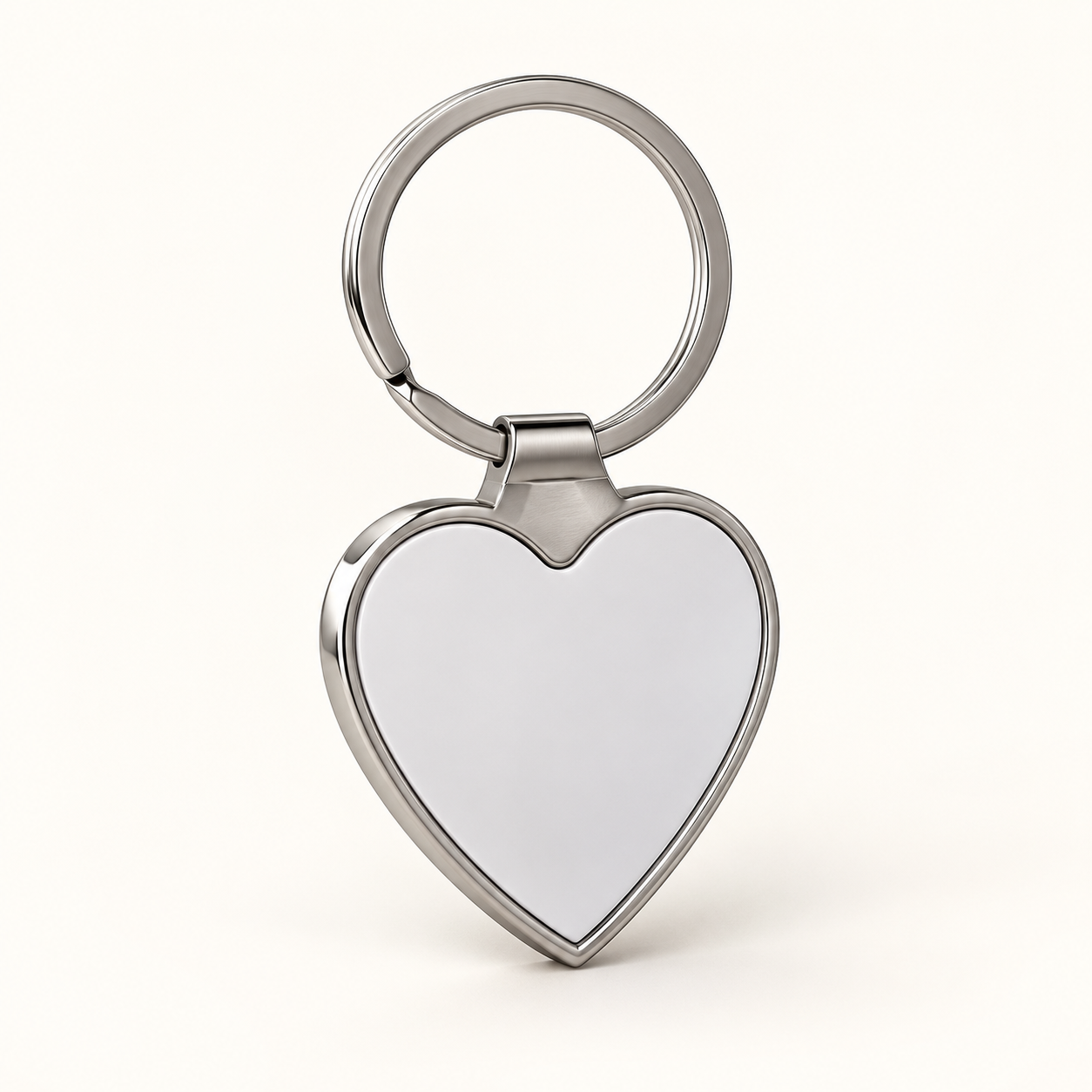 Custom Heart Photo Keychain